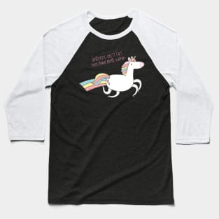 Unicorn farts Baseball T-Shirt